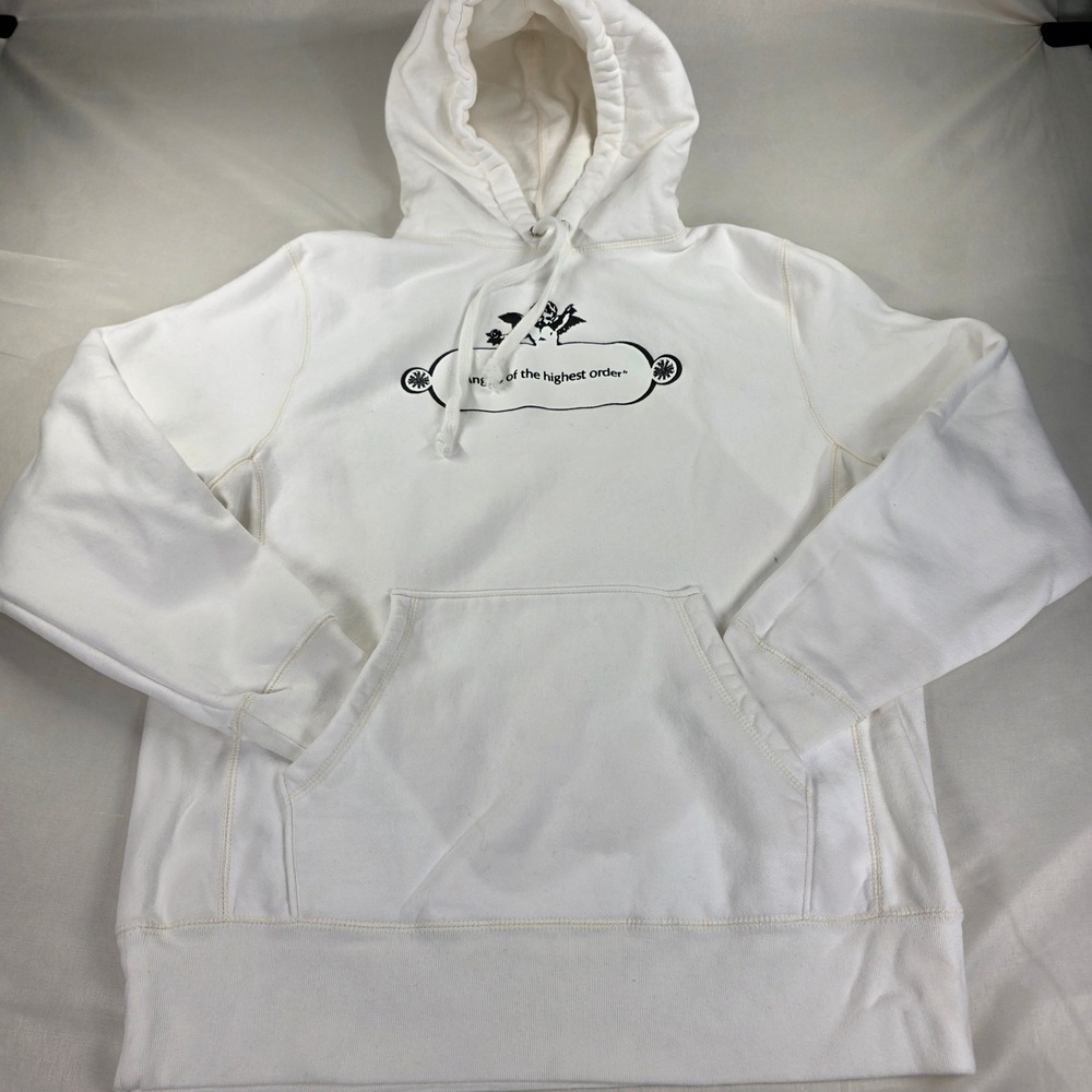 Fucking Awesome Angels of the Highest Order Hoodie White Mens Small S *see pics